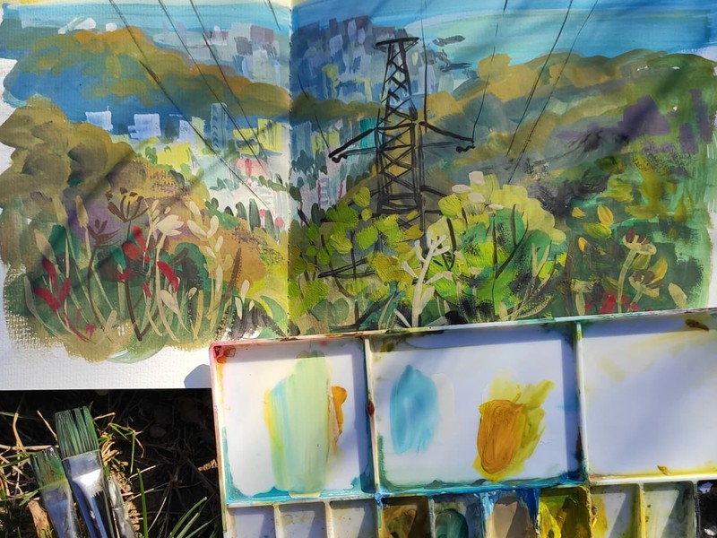 Город с открытки: прогулка и мастер-класс по рисованию в Сочи (3/8)