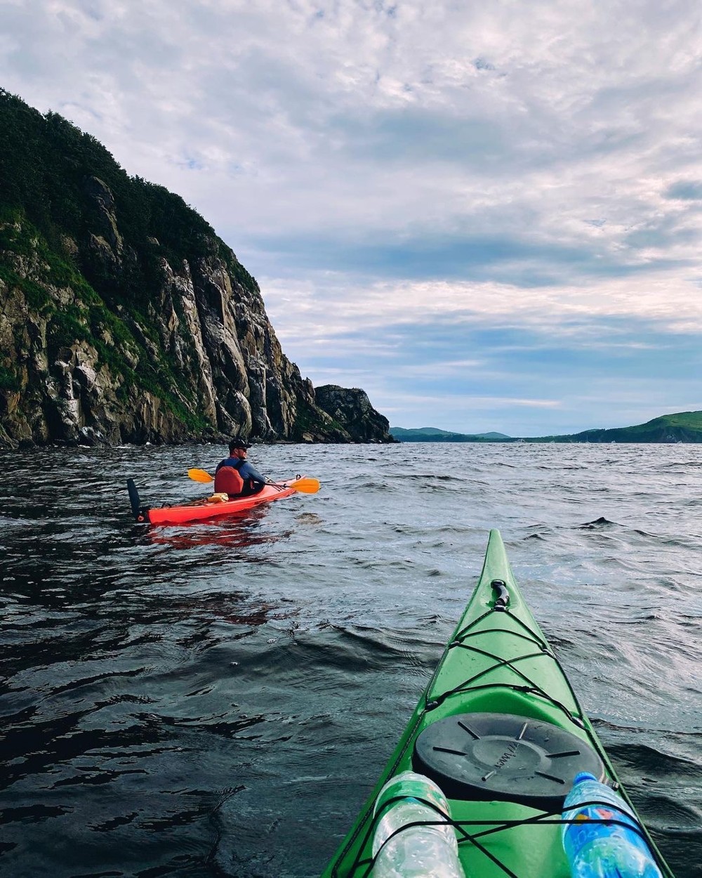 Прогулка на каяках по Японскому морю