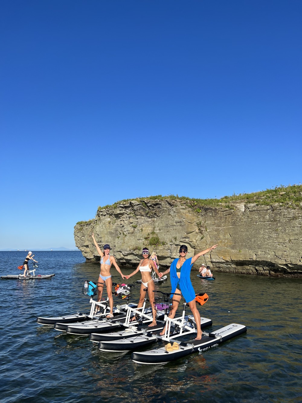 Морская прогулка на водном велосипеде в мини-группе