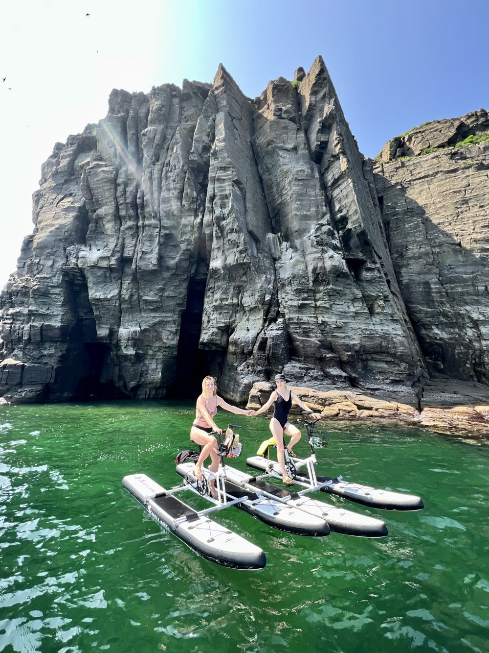 Морская прогулка на водном велосипеде в мини-группе