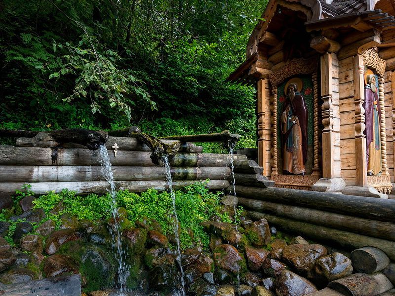 Фото 1 - Экскурсия: "Водопад Гремячий ключ и русская Гефсимания" Фото 1 - Экскурсия: "Водопад Гремячий ключ и русская Гефсимания"