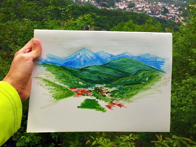 Двухдневный арт-поход в горы (12/15)