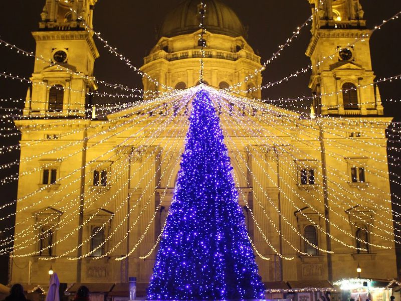 Вечерняя прогулка по рождественскому Будапешту (14/15)