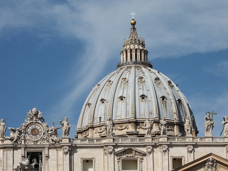 Утренний Рим с купола Собора Святого Петра (5/7)