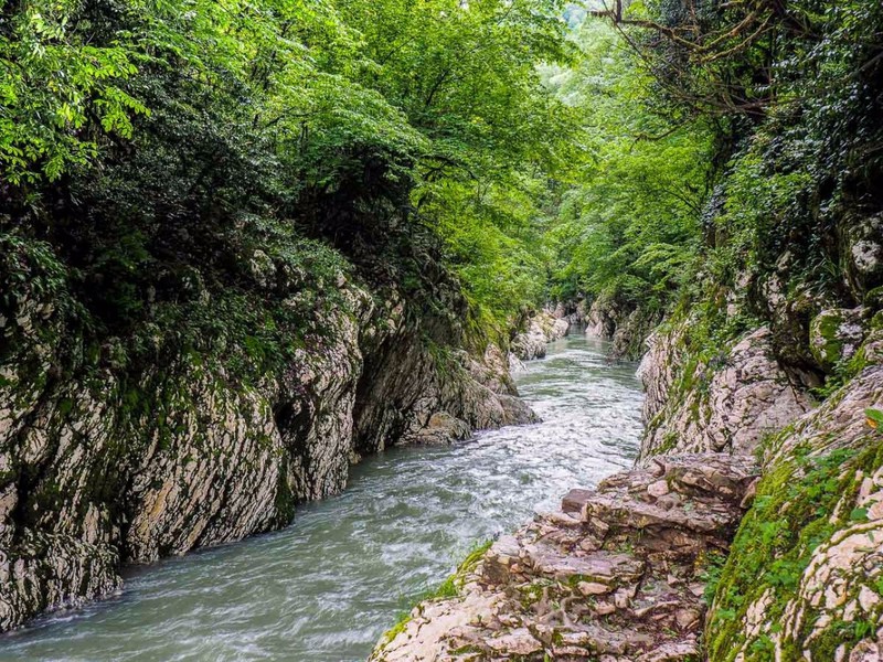 SUP-прогулка и треккинг в каньонах Сочи (2/5)