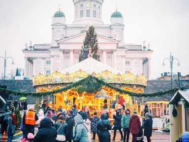 Рождественские декорации Хельсинки