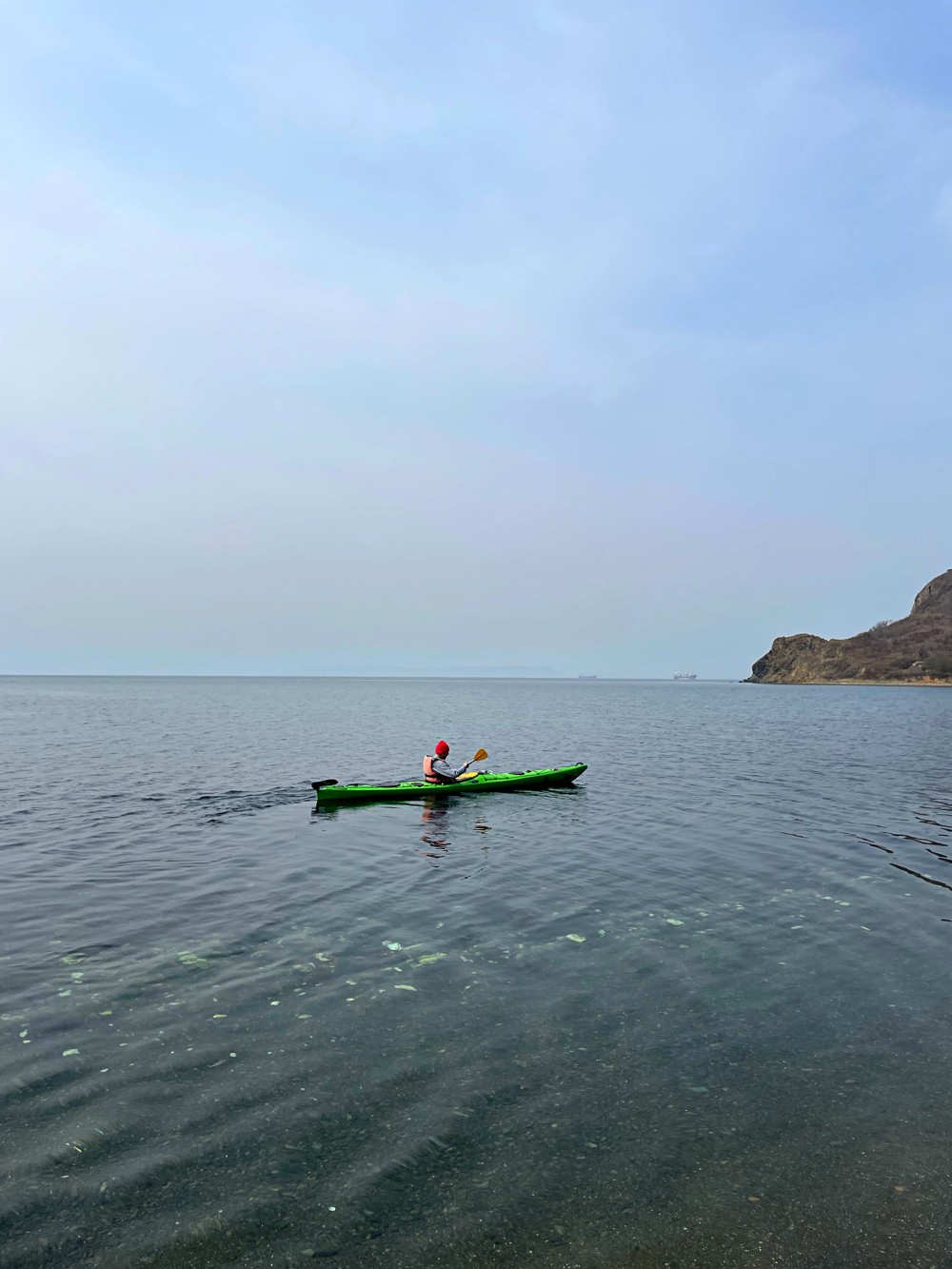 Прогулка на каяках по Японскому морю