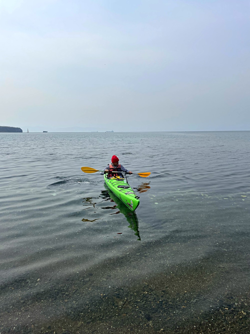 Прогулка на каяках по Японскому морю