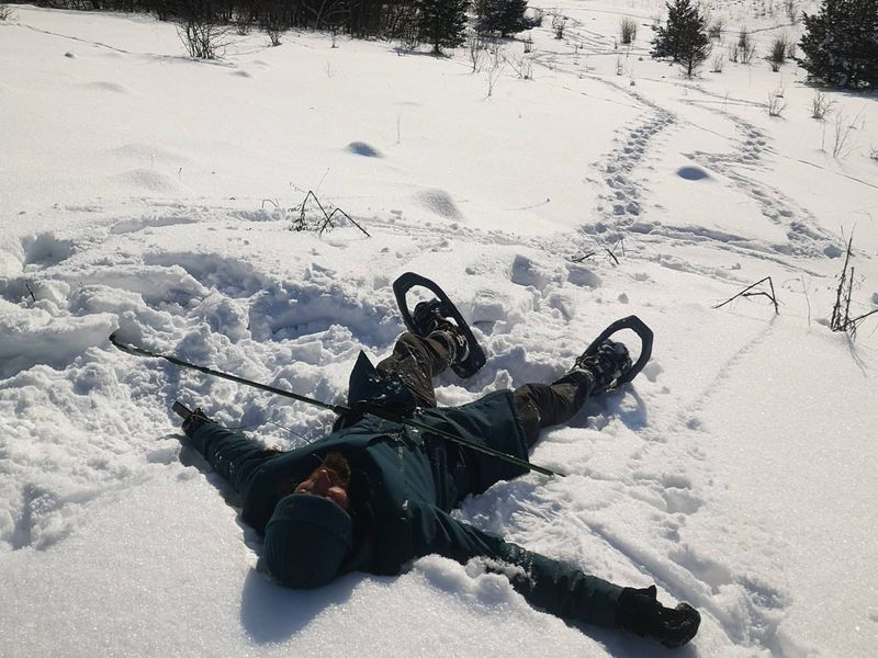 На снегоступах по Изборским холмам (6/9)