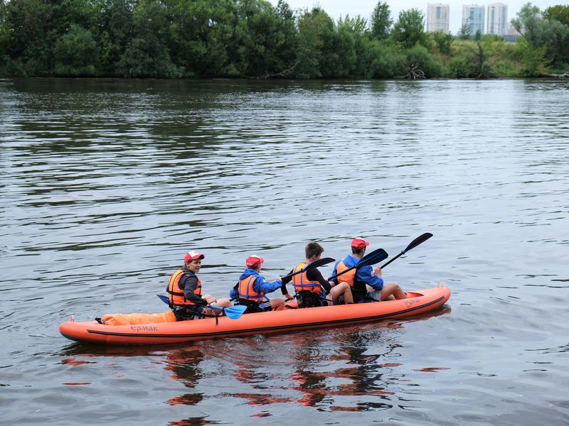 По Москве-реке на байдарках! (4/8)