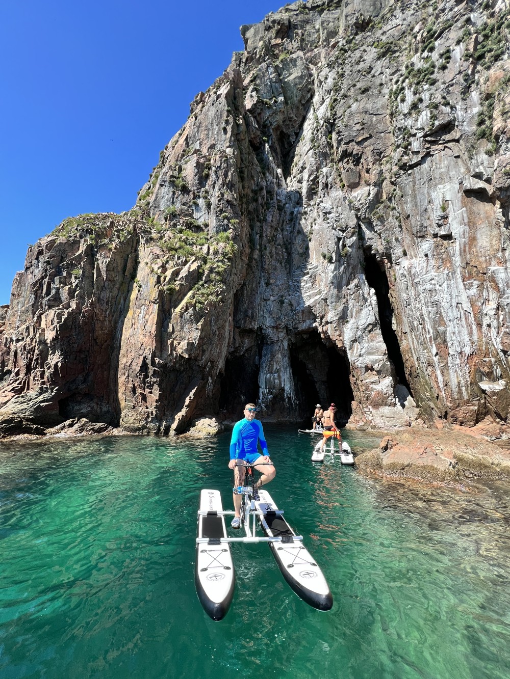 Морская прогулка на водном велосипеде в мини-группе