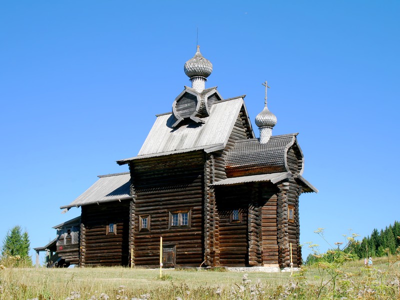 Шедевры деревянного зодчества в Хохловке