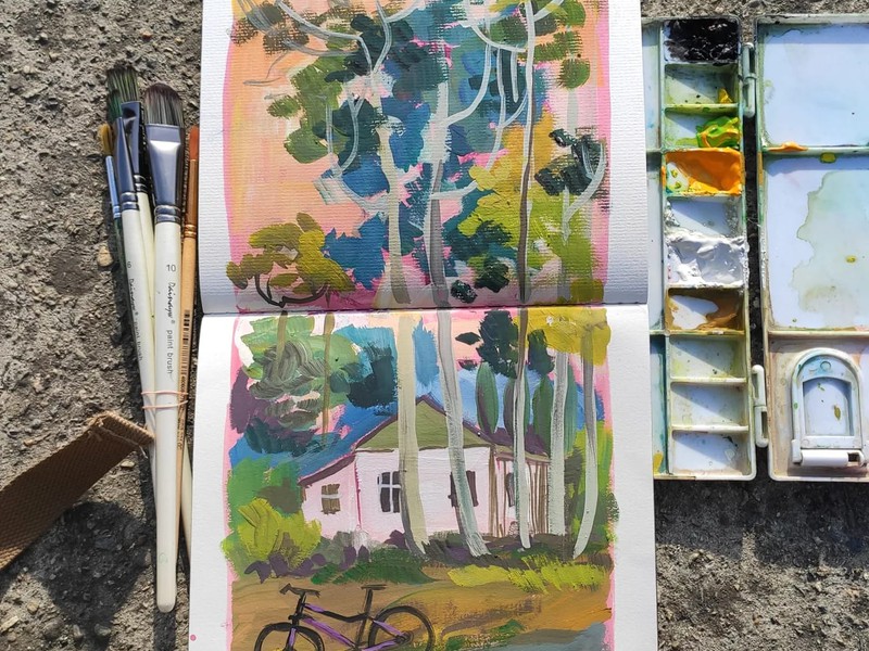 Город с открытки: прогулка и мастер-класс по рисованию в Сочи (7/8)