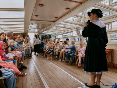 Фото - Экскурсия: "Детский сказочный круиз на теплоходе" Фото - Экскурсия: "Детский сказочный круиз на теплоходе"