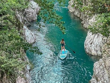 Фото - Экскурсия: "SUP-прогулка и треккинг в каньонах Сочи" Фото - Экскурсия: "SUP-прогулка и треккинг в каньонах Сочи"